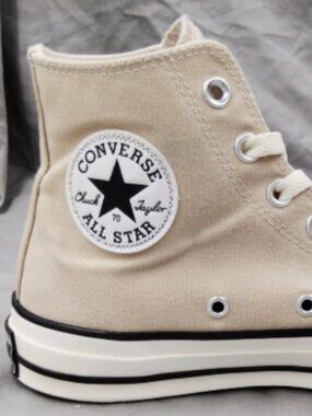 Converse Chuck 70 A03446C Oat Milk High Top Mens 6 Womens 8 Sneakers